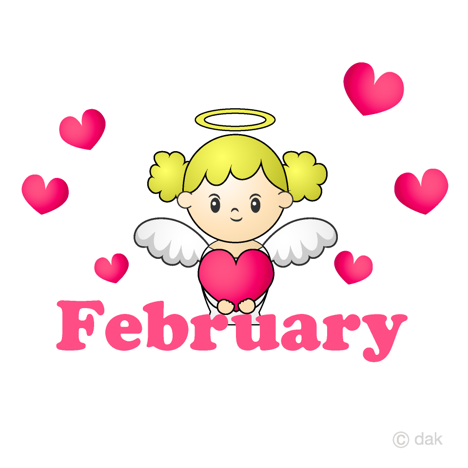 Corazón ángel febrero