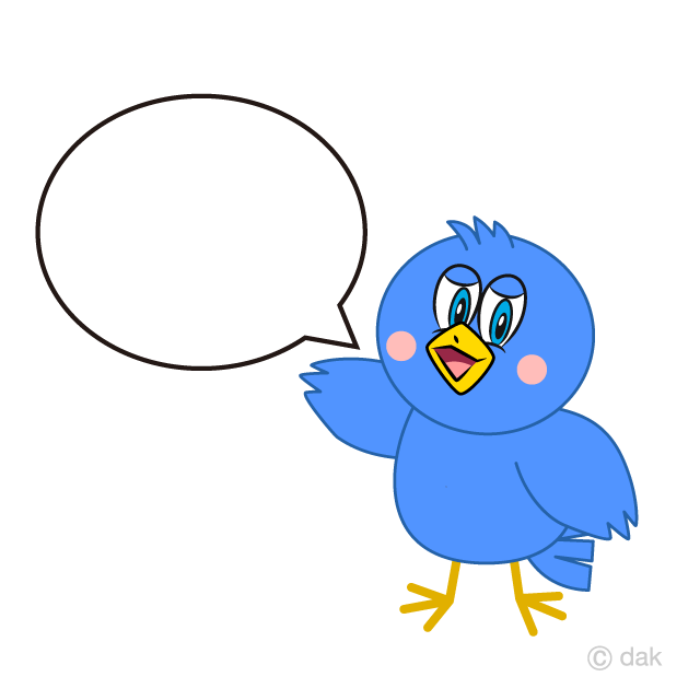 Hablando pájaro azul
