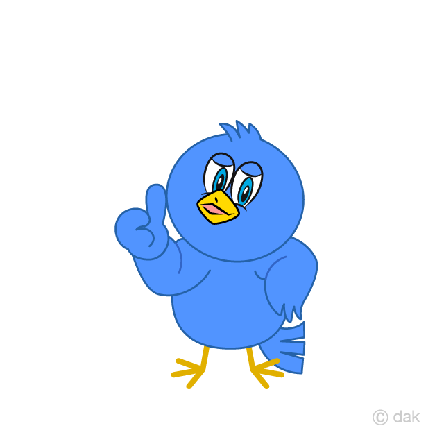 Thumbs up Blue Bird