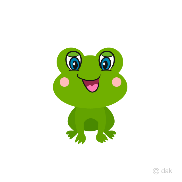 Cute Frog Laughing