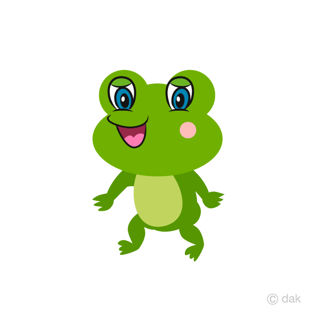 Cute Frog Walking