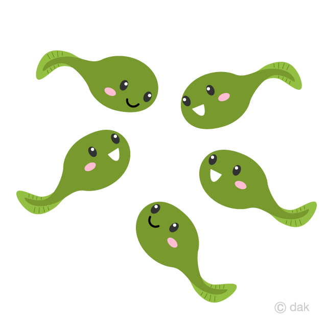 A lot of Cute tadpoles