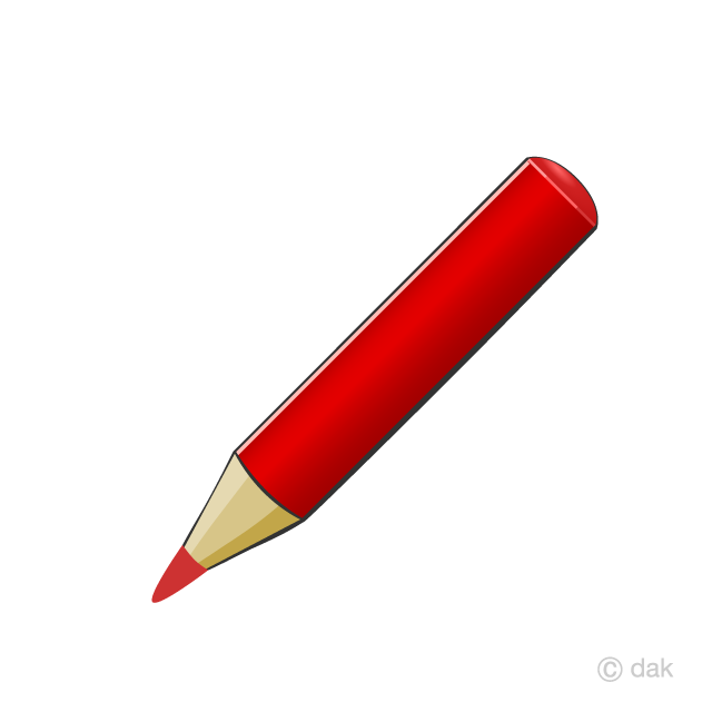 Red Colored Pencil