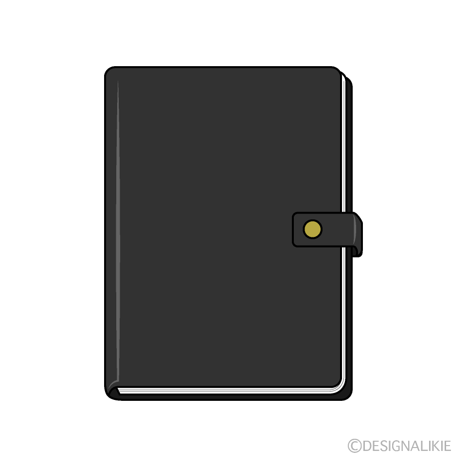Cuaderno de cuero negro