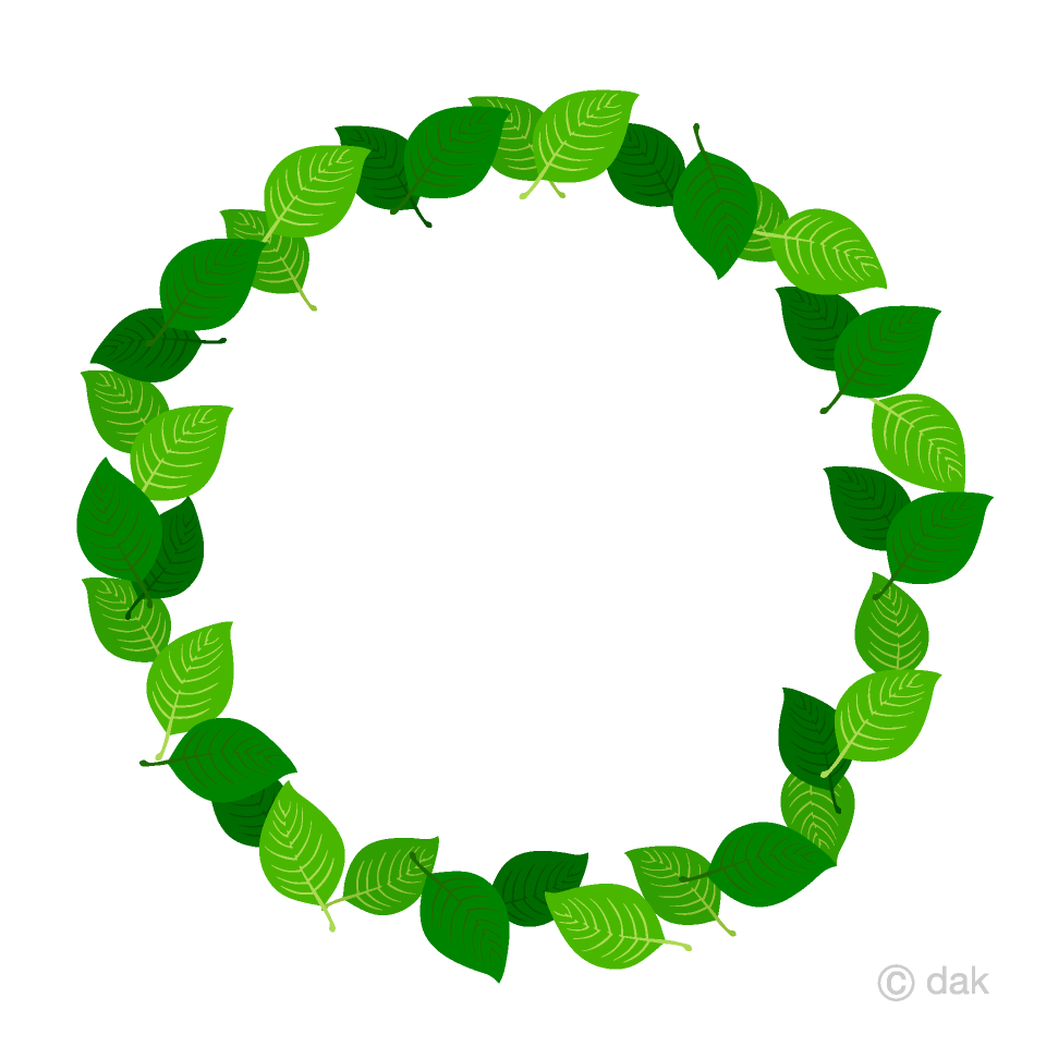 Green Leaf Wreath