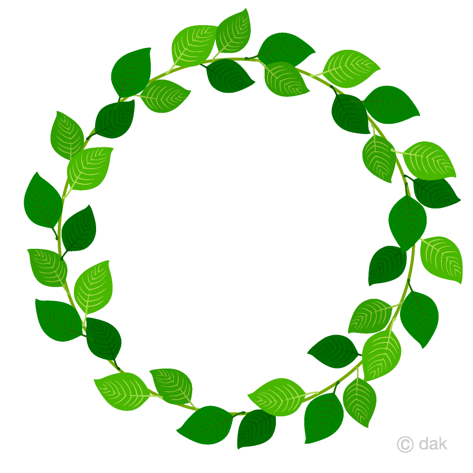 Green Leaf Wreath