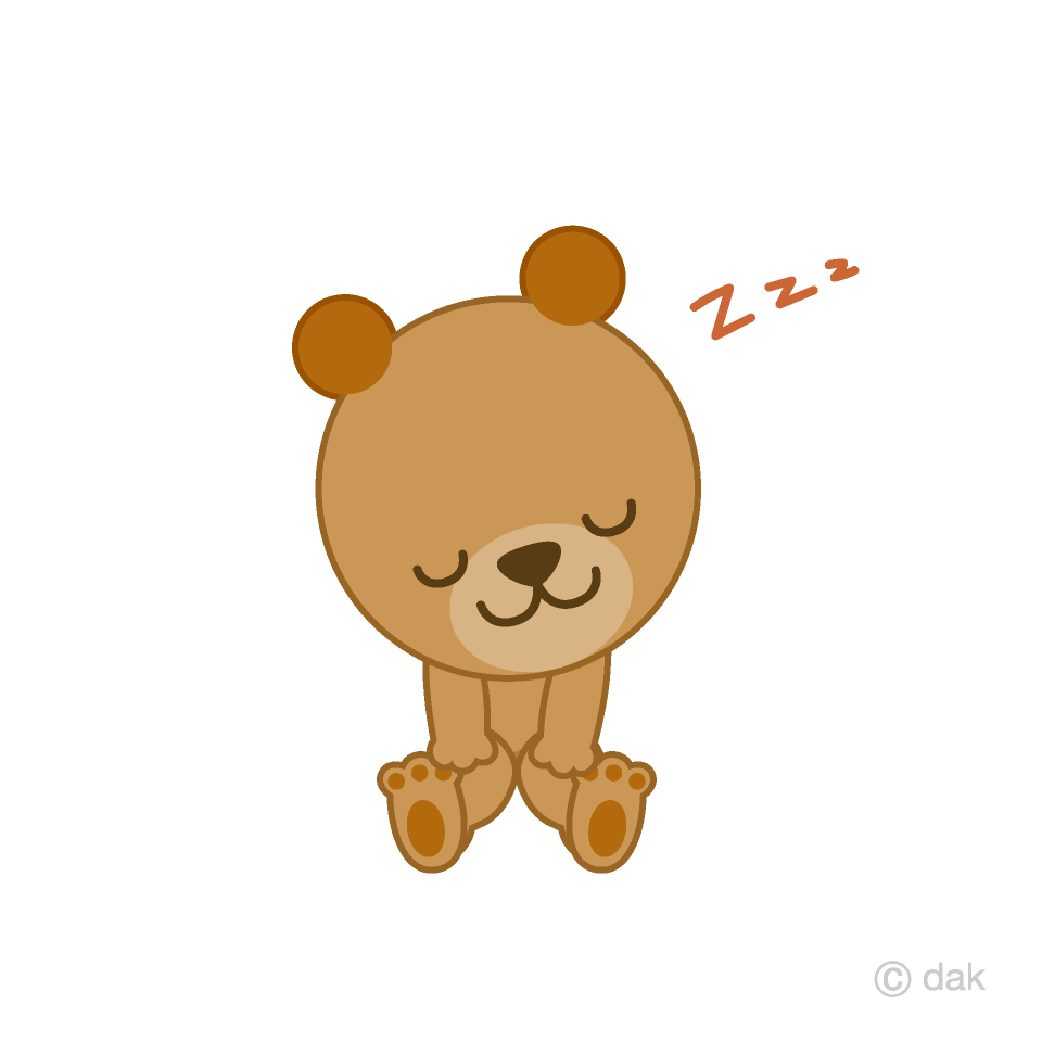 Sleeping Cute Bear