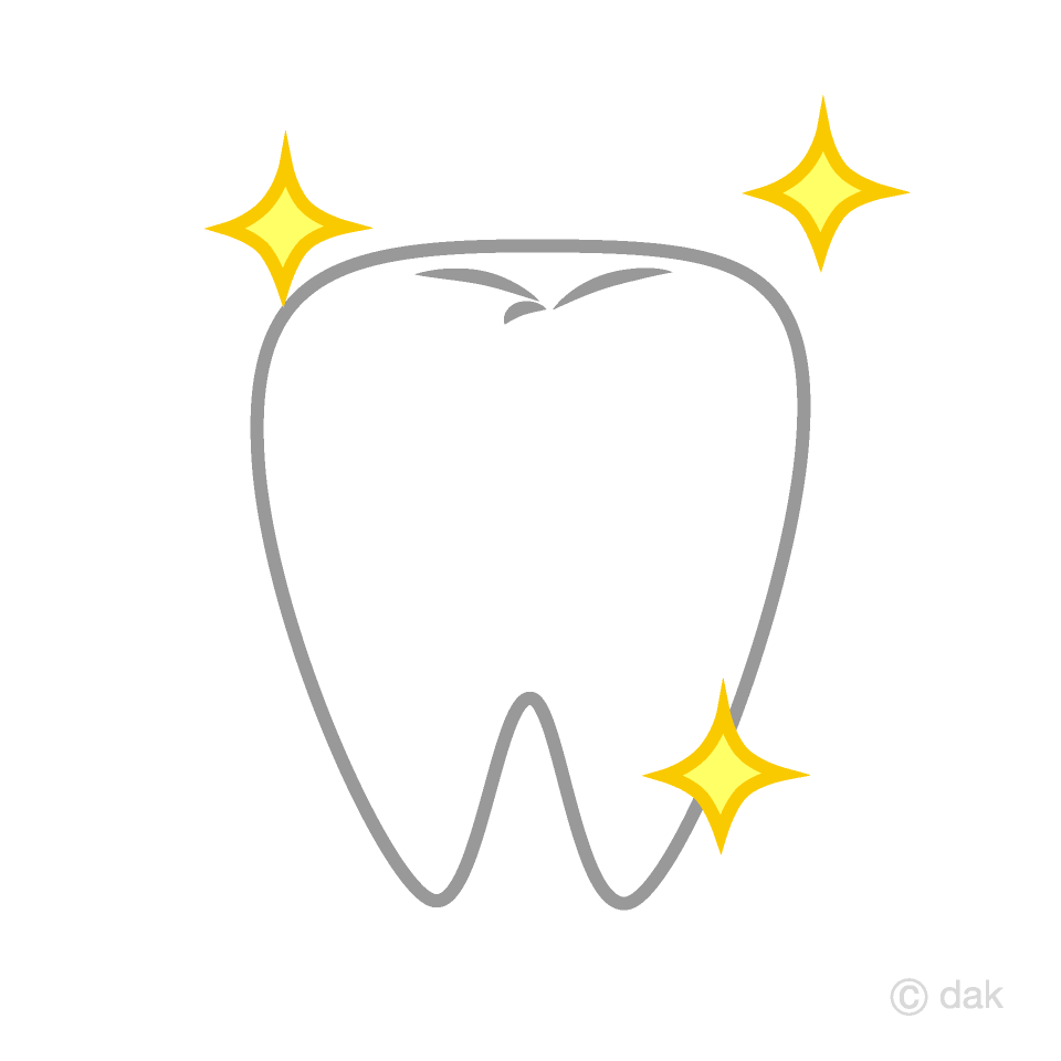 Diente brillante