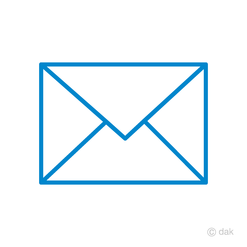 Blue Line Email Icon