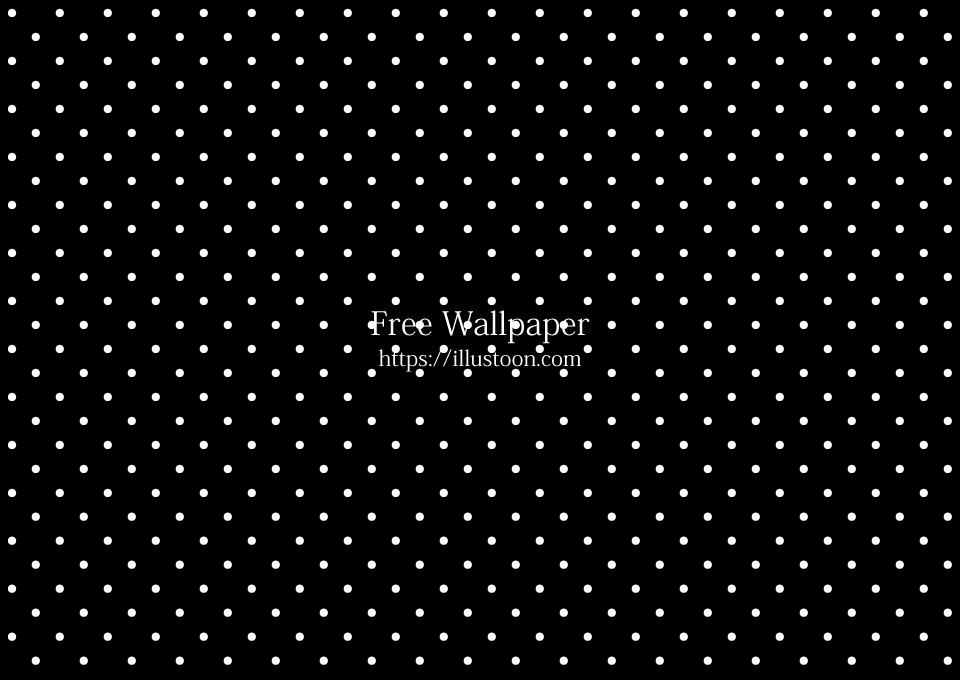 White Polka Dot Black