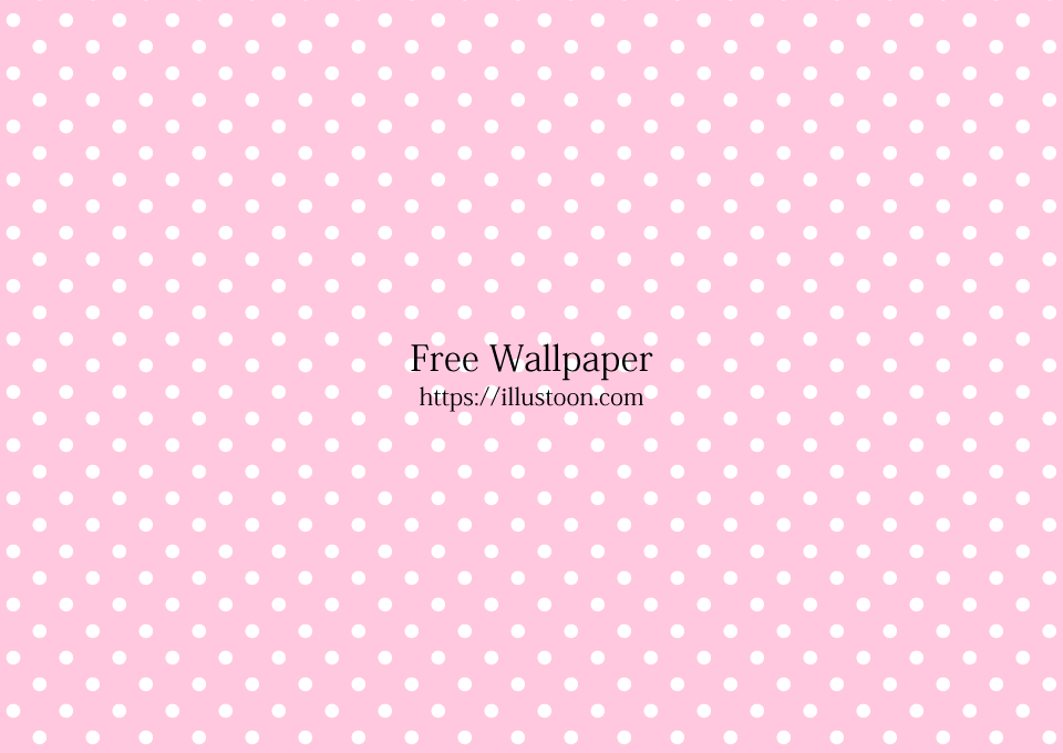 Papel pintado rosa claro con lunares blancos