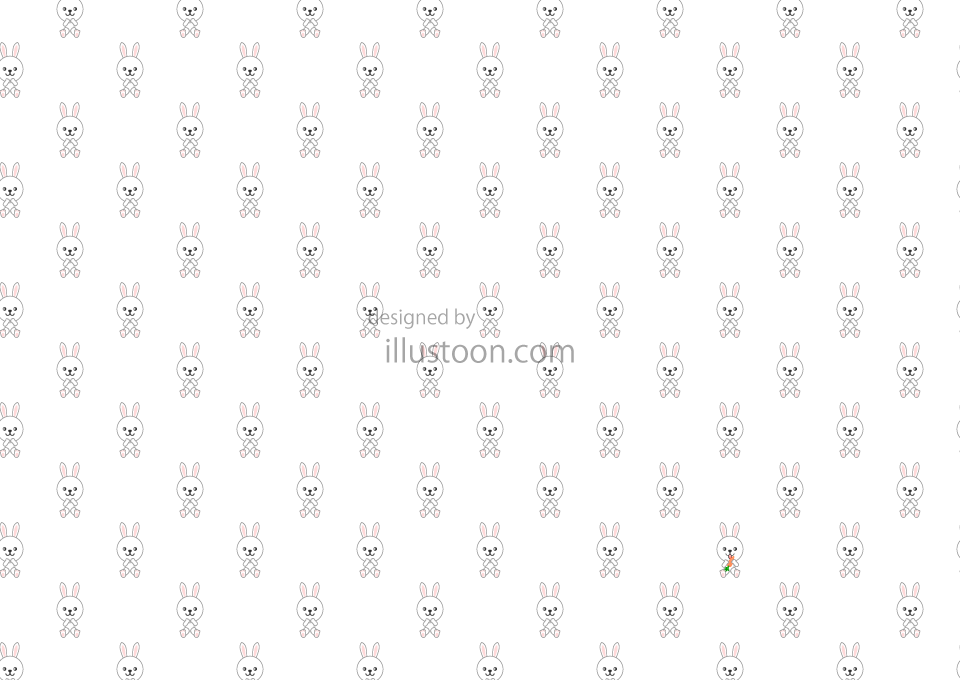 Fondo de pantalla de patrón de conejos lindos