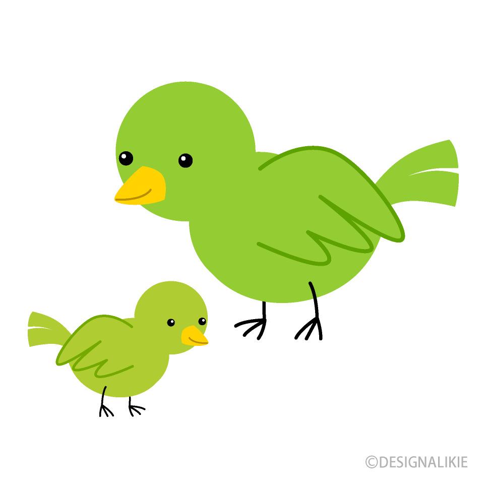 Pajarito, padre e hijo