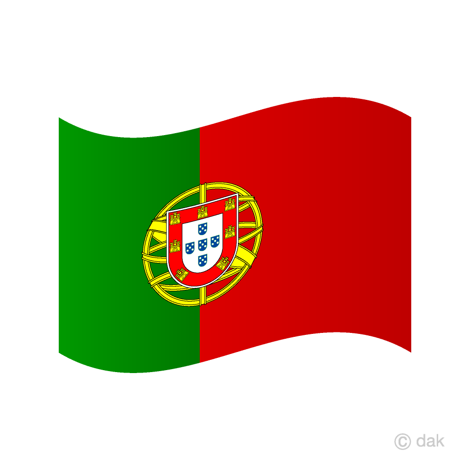 Waving Portugal Flag