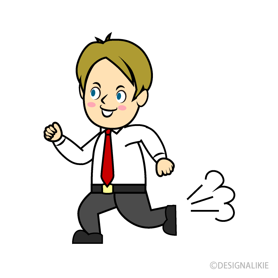 Running Businessman