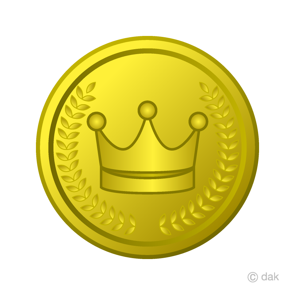 Gold Crown Coin