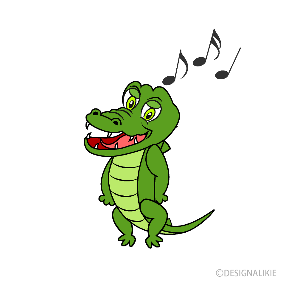 Cocodrilo cantando