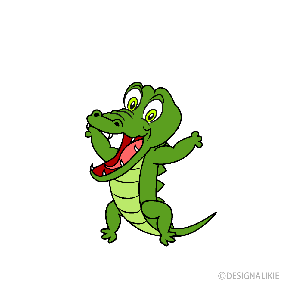 Sorprendentemente cocodrilo