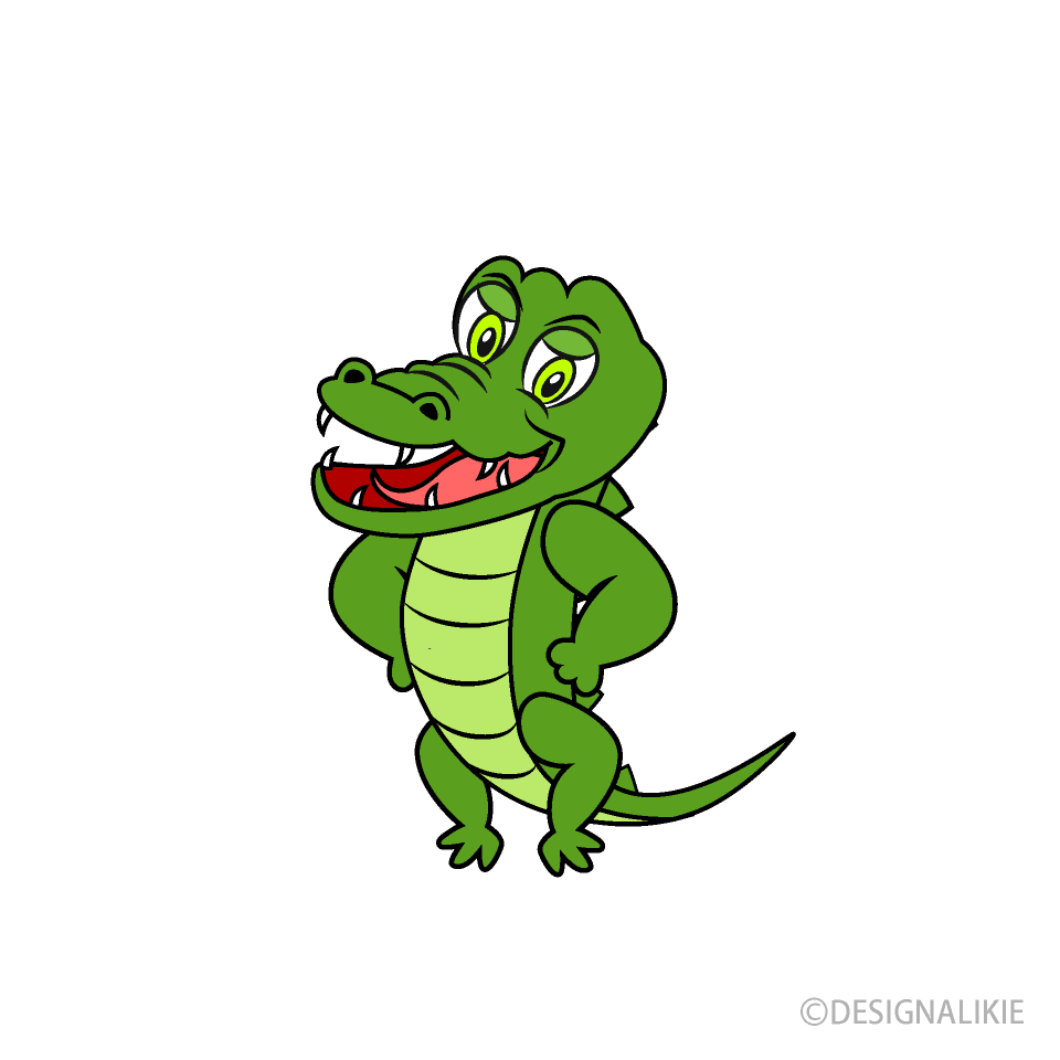 Cocodrilo confiado