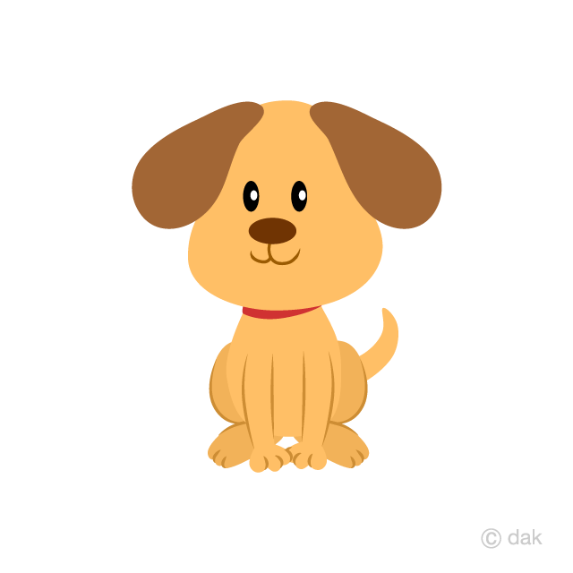 Lindo perrito sentado
