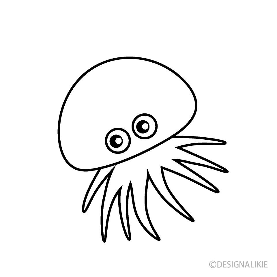 Jellyfish Black and White