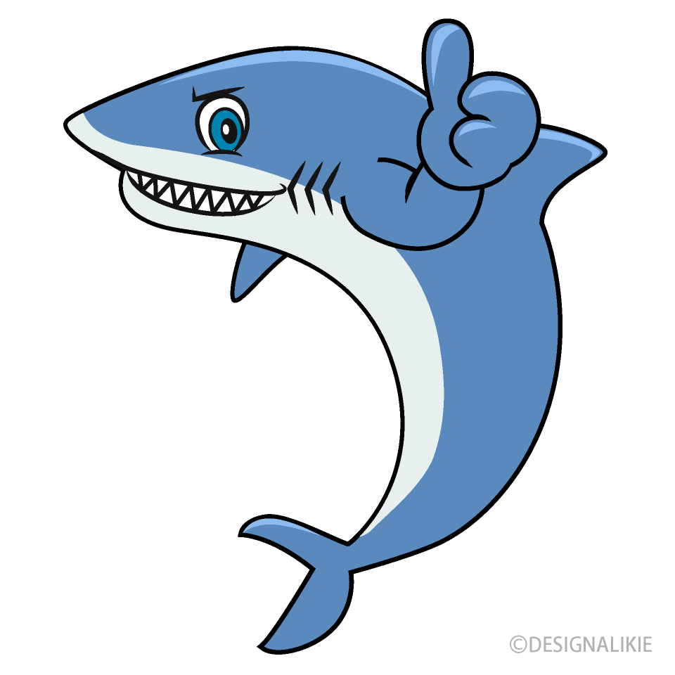 Thumbs up Shark