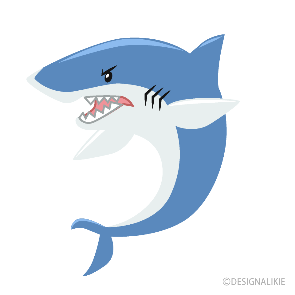 Cute Angry Shark