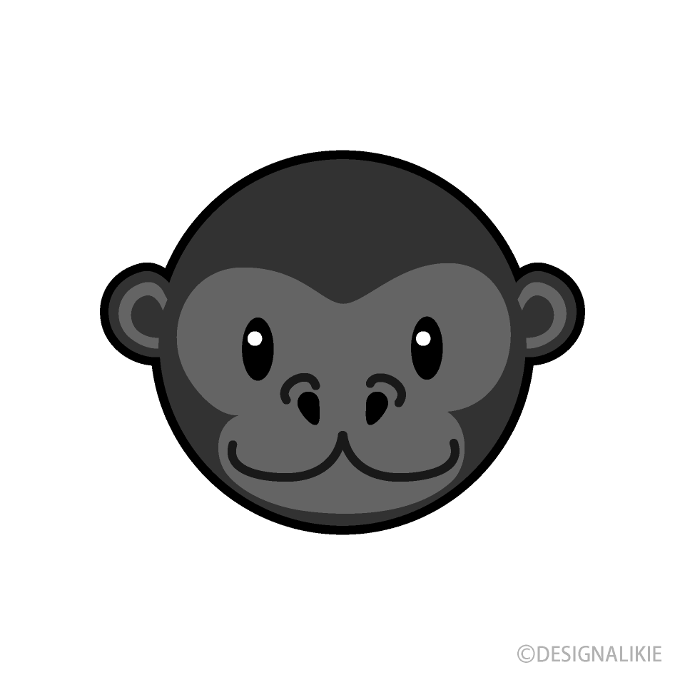 Simple Gorilla Face