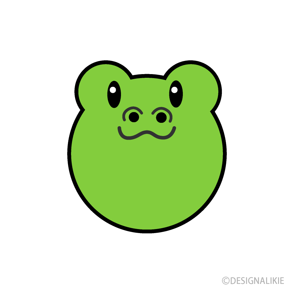 Simple Frog Face