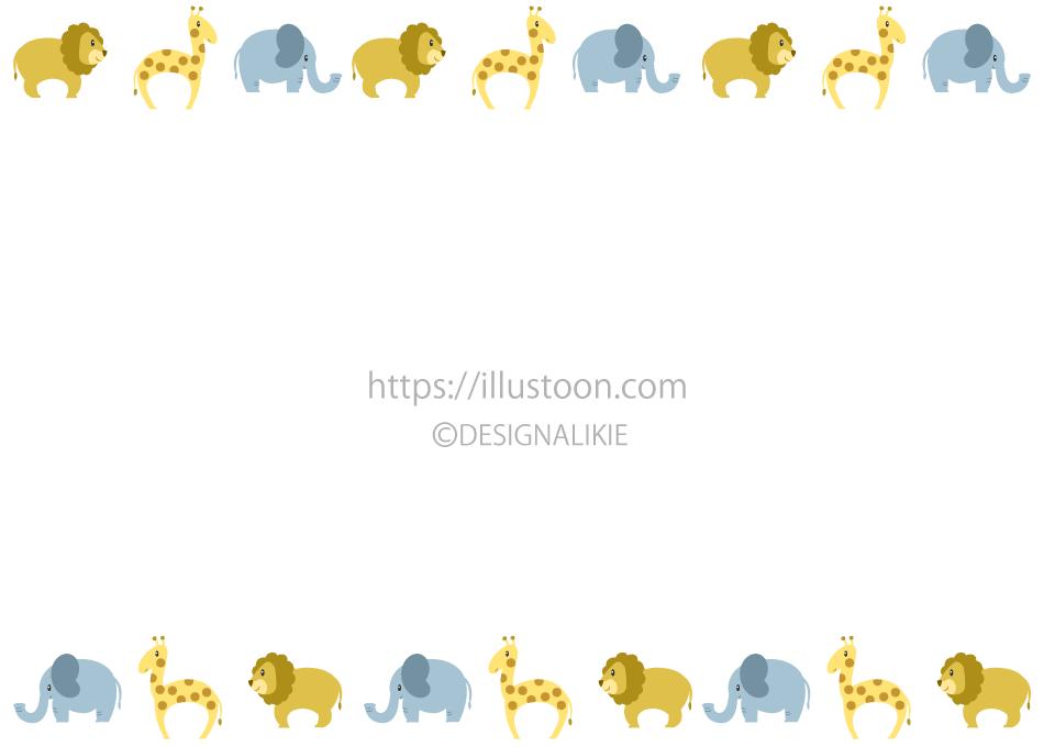 Cute Animal Border