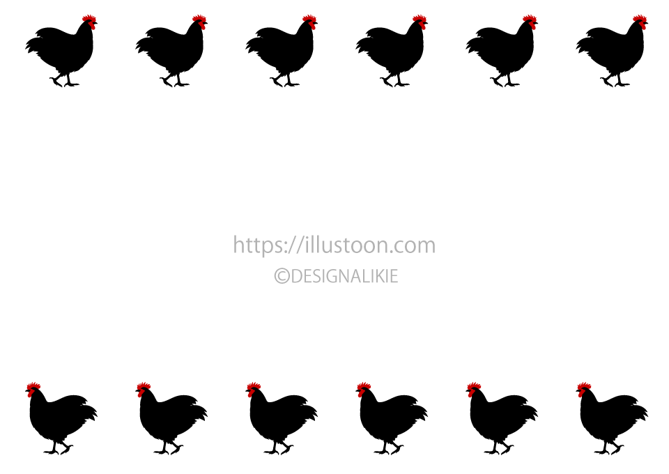 Black Chicken Border