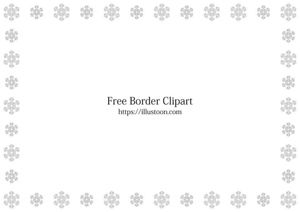 Snowflake Border