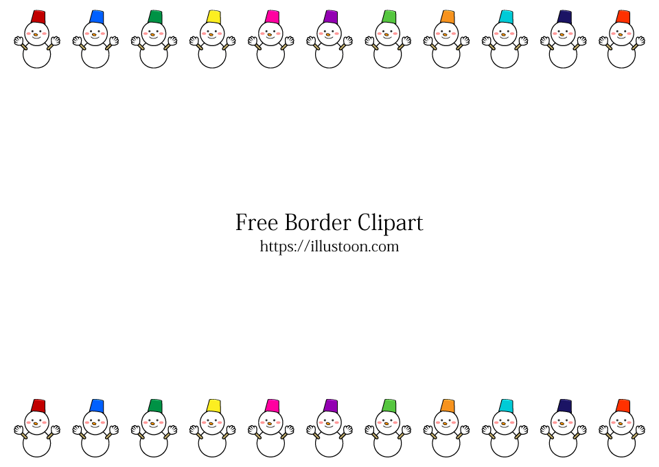 Snowman Border