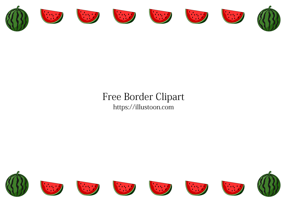 Watermelon Border