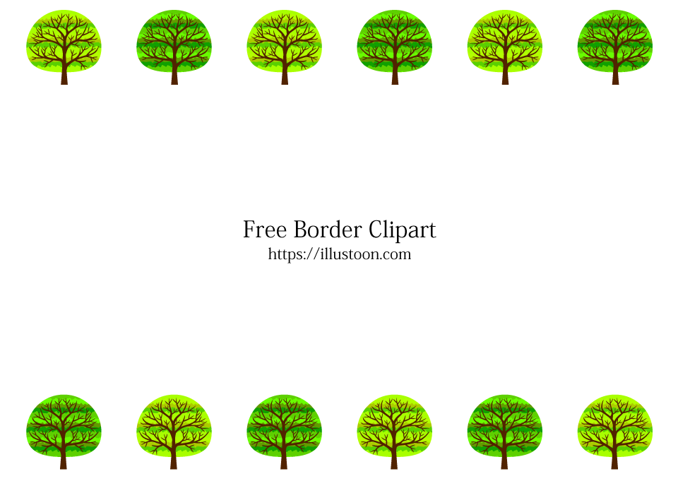 Green Trees Border