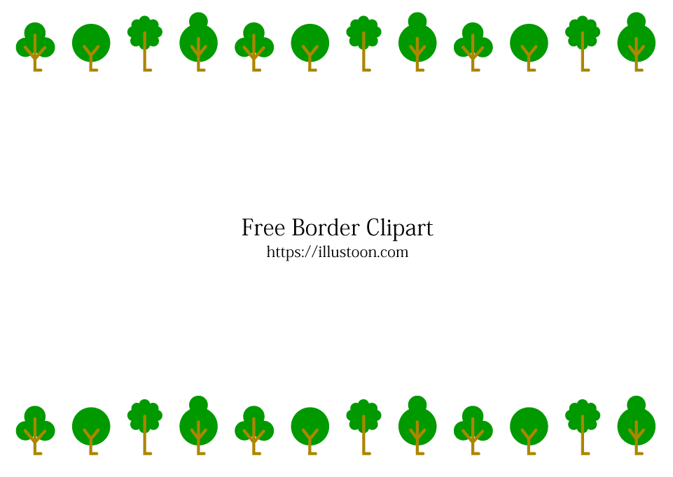 Simple Trees Border