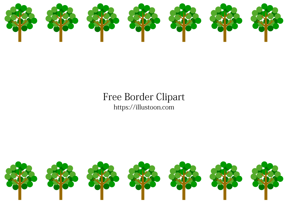 Pop Trees Border