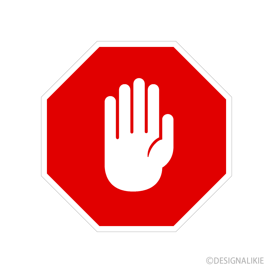 Stop Hand Sign