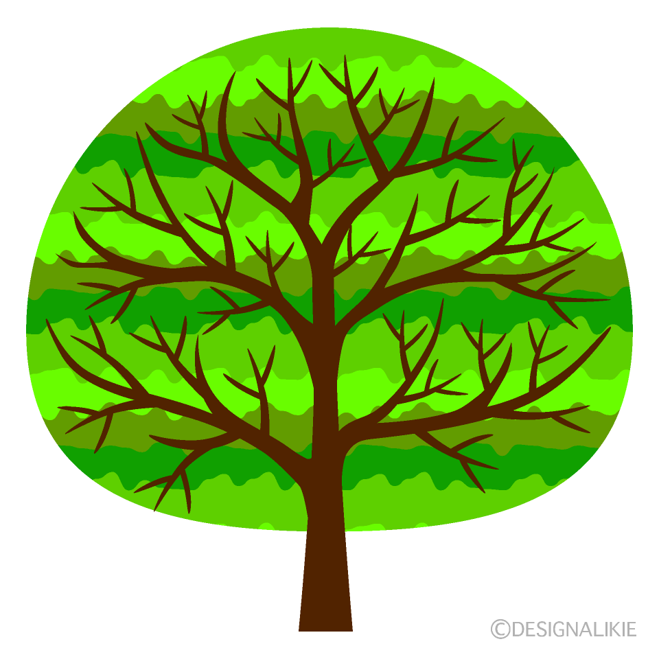 Cute Green Tree