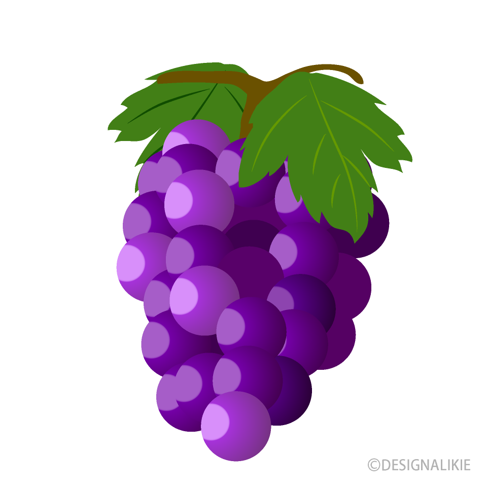 Grape with Leaf