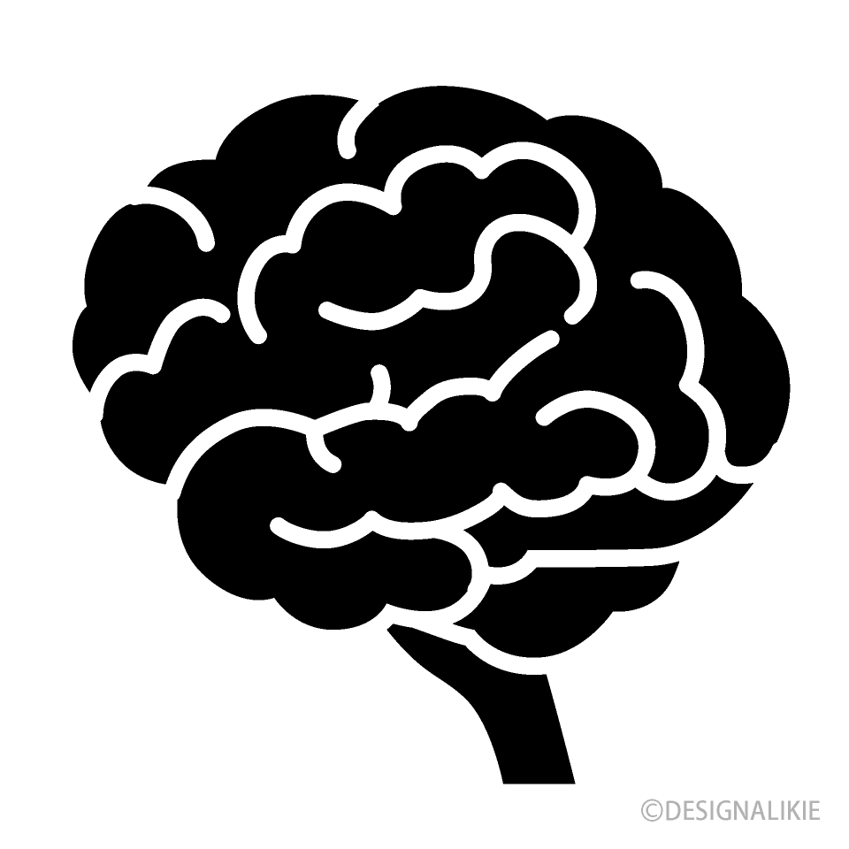 Brain Silhouette Symbol