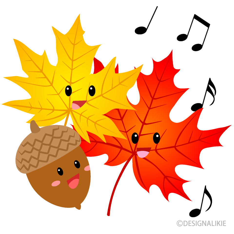 Singing Cute Acorn and Maple