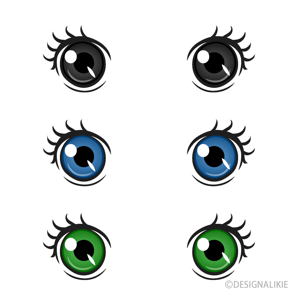 Round Girls Anime Eyes