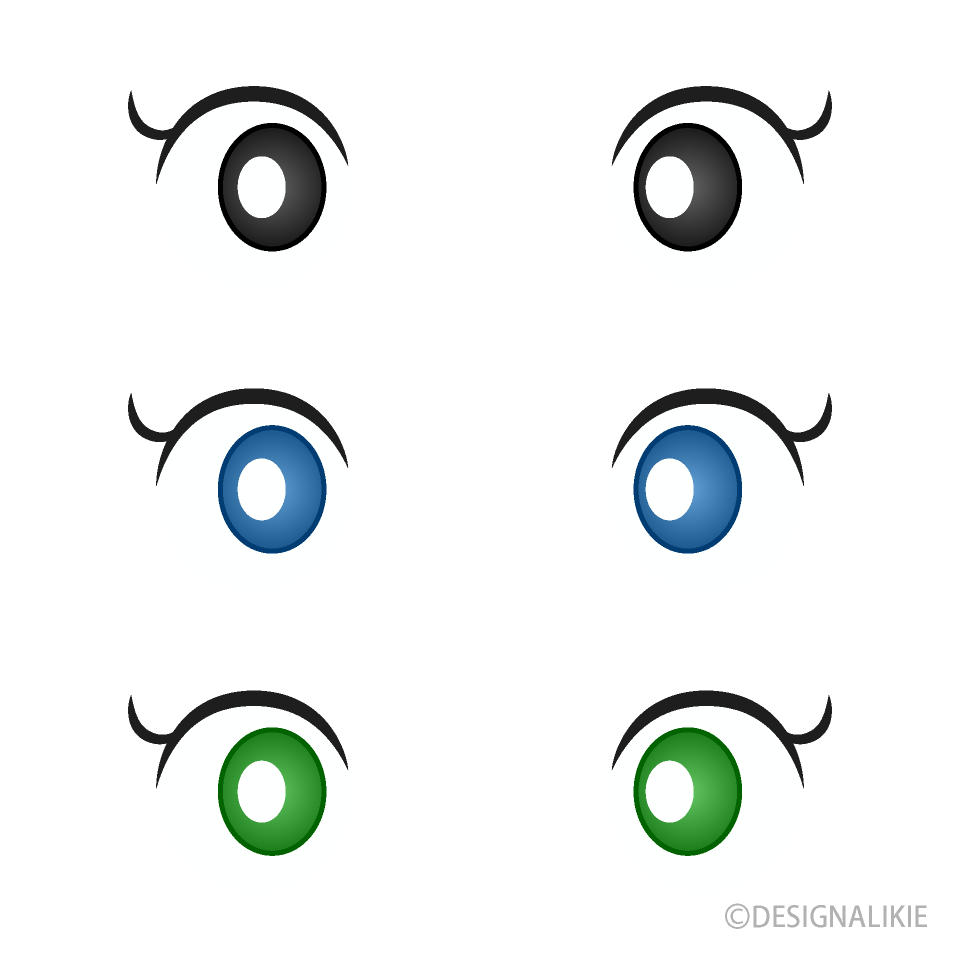 Girls Simple Anime Eyes