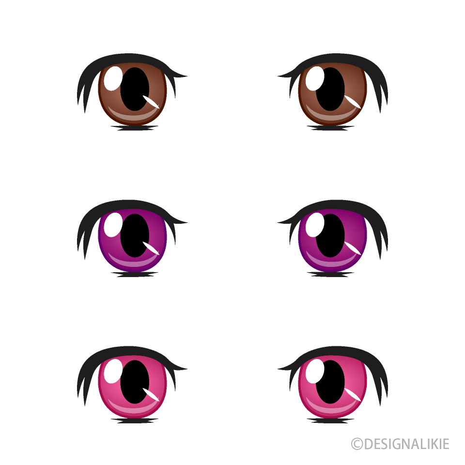 Cute Girl Anime Brown Eyes