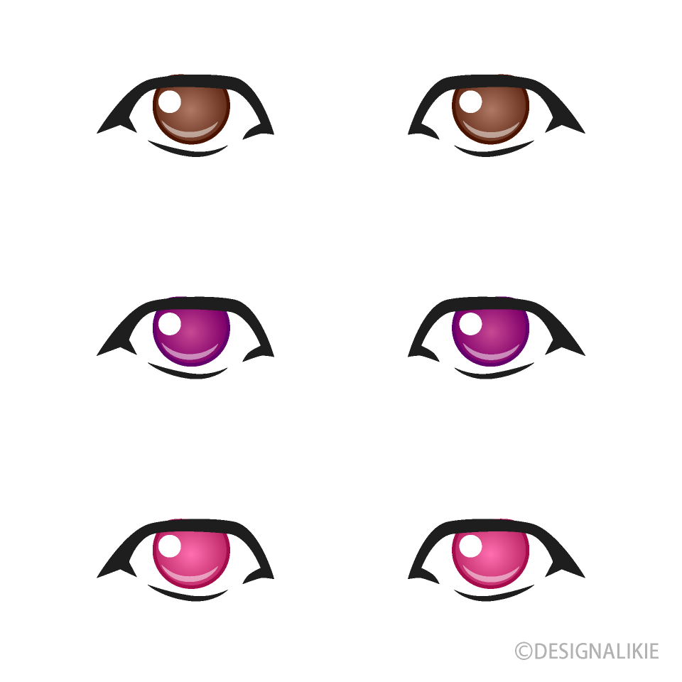 Anime Brown Single Eyes