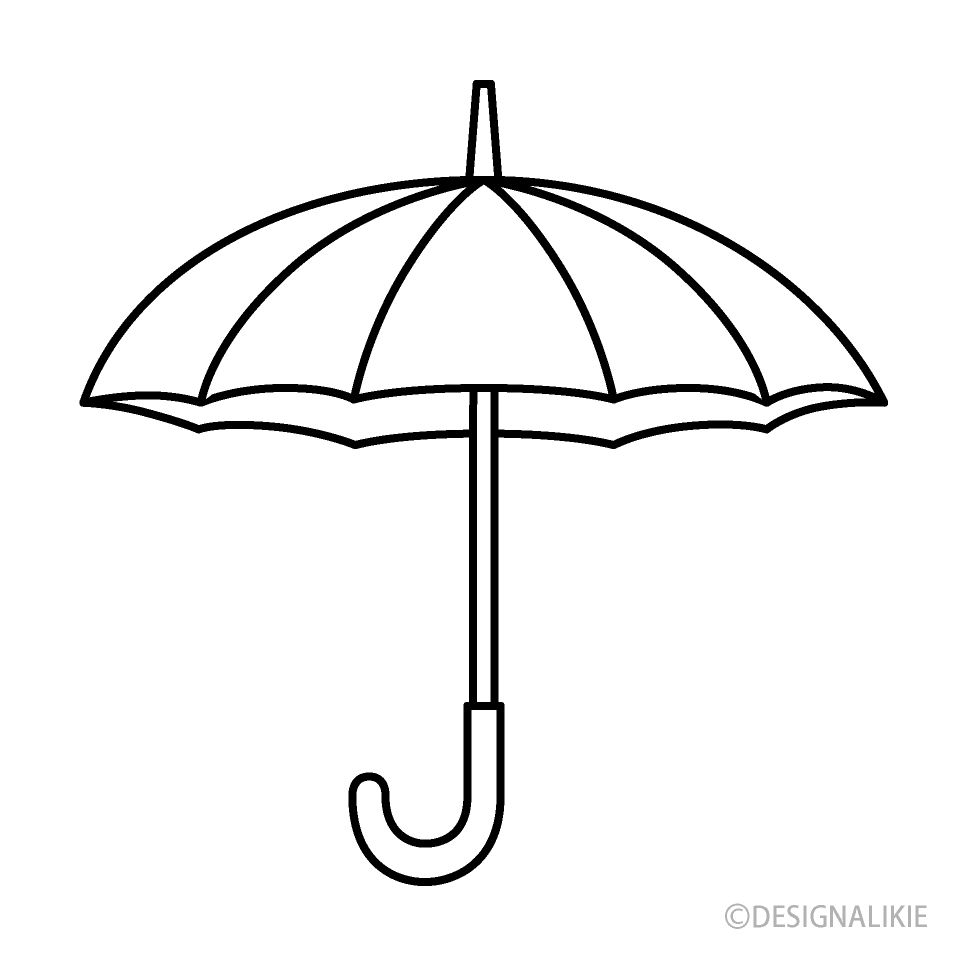 Black and White Umbrella