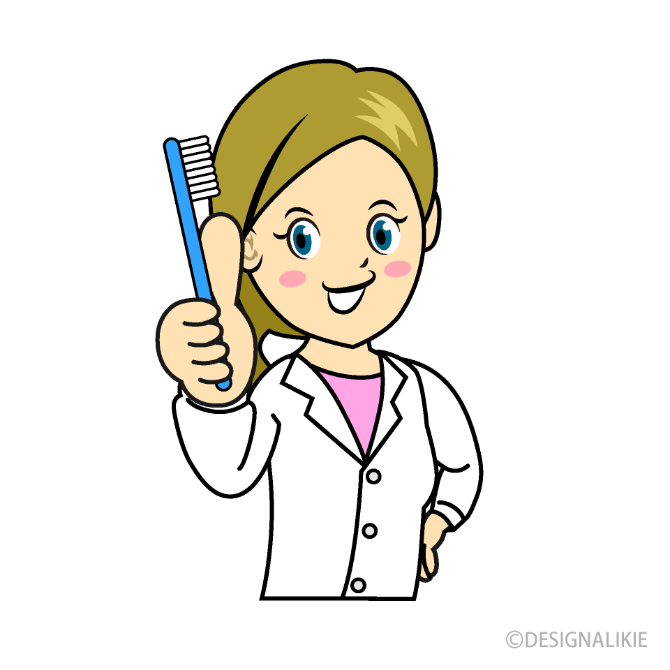 Dentist with Toothbrush