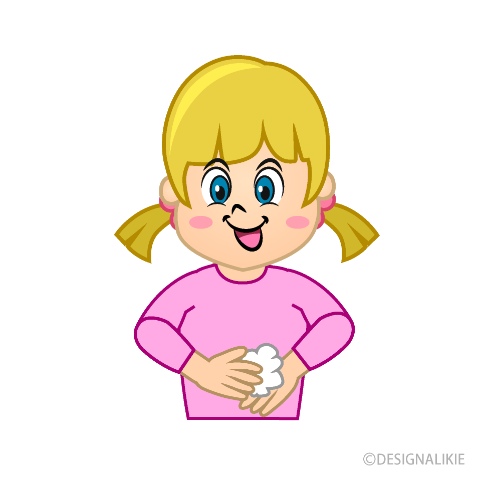 Girl Washing Hands