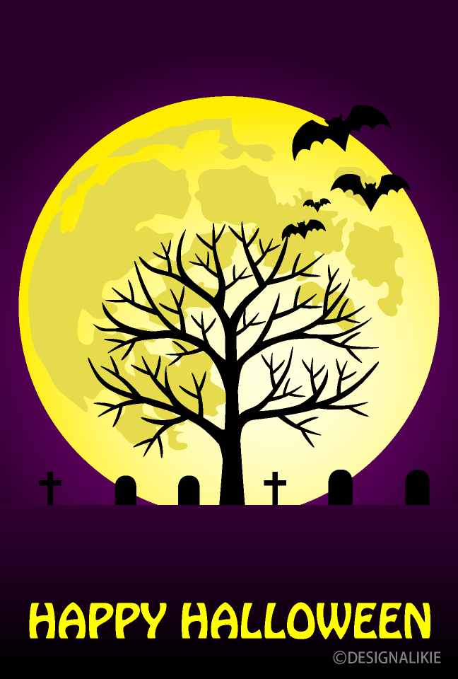 Bats and Graveyards Halloween